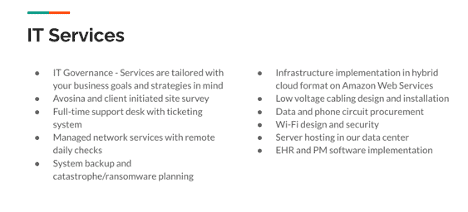 IT services
